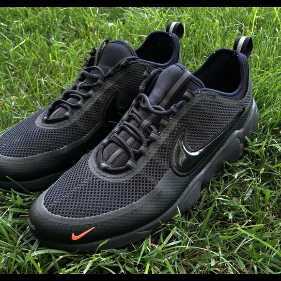 nike spiridon black crimson